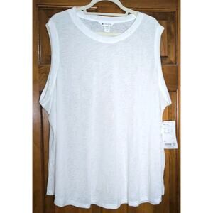 Athleta Camisole Breezy Tank Top Womens 3X White Athletic NWT(1038)